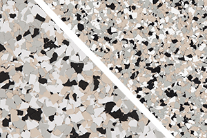 ​​Epoxy flooring flake color option - Summer Day